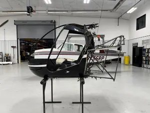 Robinson R22 Fuselage with Bill of Sale, Data Tag, Airworthiness, and Logs